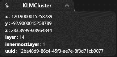 KLMCluster Information